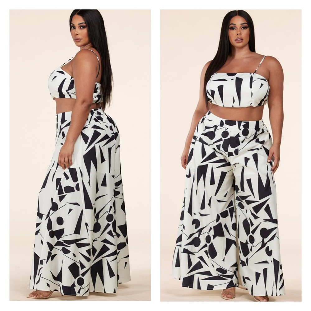 ➕ Abstract Pant Set - Picture 2 of 5